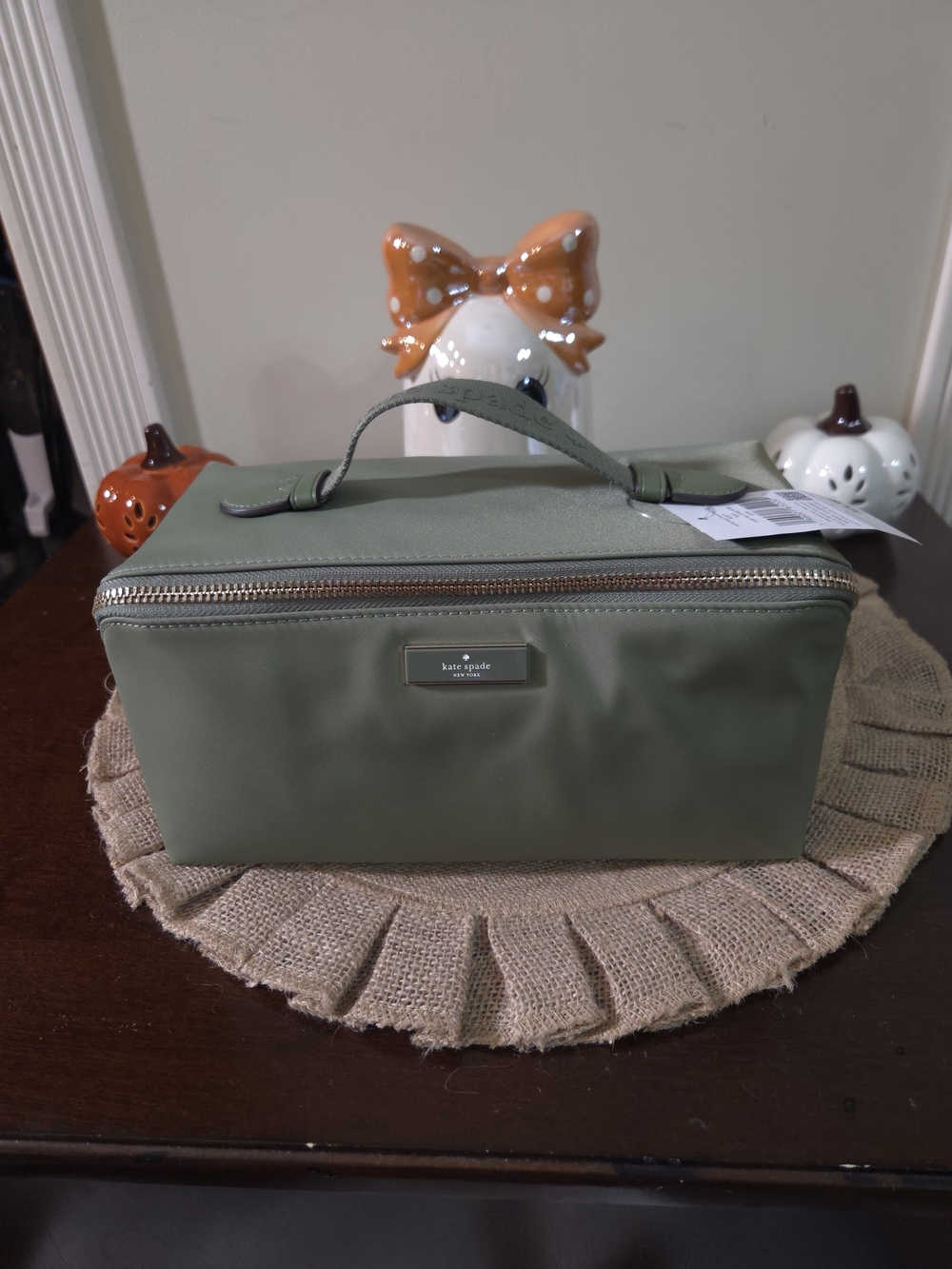 NWT Kate Spade Cedar Stan Carter Ksnyl Travel Cosmetic Case